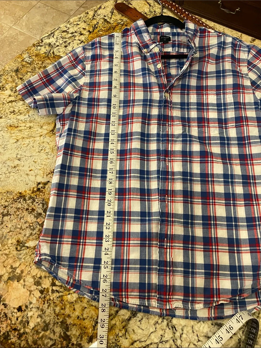 J CREW Button Down Short Sleeve Shirt